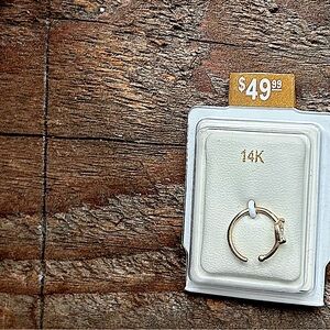 BNIB 14k gold nose ring